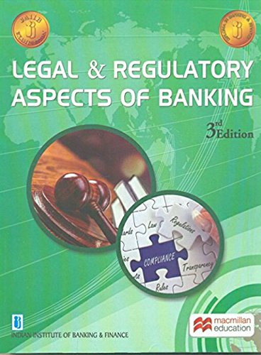 Book Cover Legal And Regulatory Aspects Of Banking - Jaiib