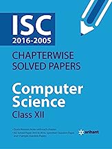 Book Cover ISC Chapterwise Solved Papers Computer Science class 12th