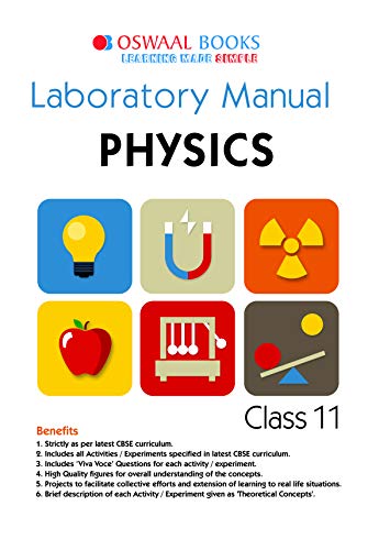Book Cover Oswaal CBSE Laboratory Manual Class 11 Physics (For March 2020 Exam)