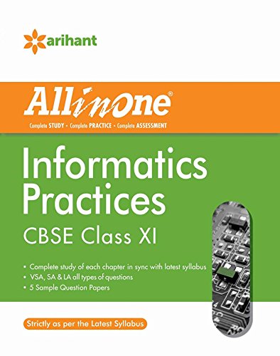 Book Cover All in One INFORMATICS PRACTICES CBSE Class 11th