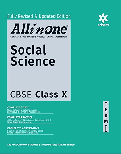 Book Cover All-In-One Social Science CBSE Class 10th Term-I
