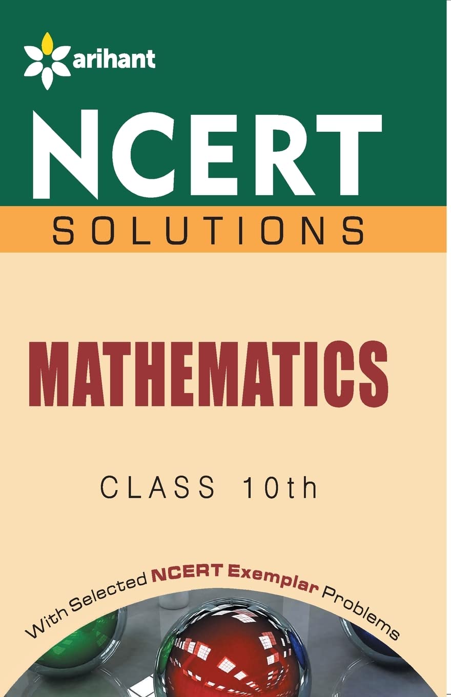 Book Cover Ncert Solutions - Mathematics For Class X [Paperback] [Jan 01, 2014] Amit Rastogi
