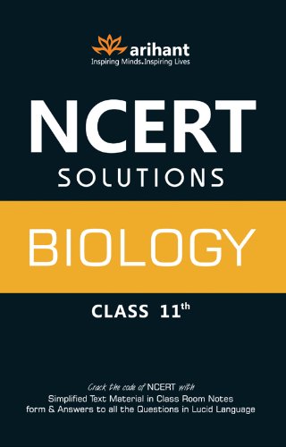 Book Cover Ncert Solutions - Biology For Class 11Th
