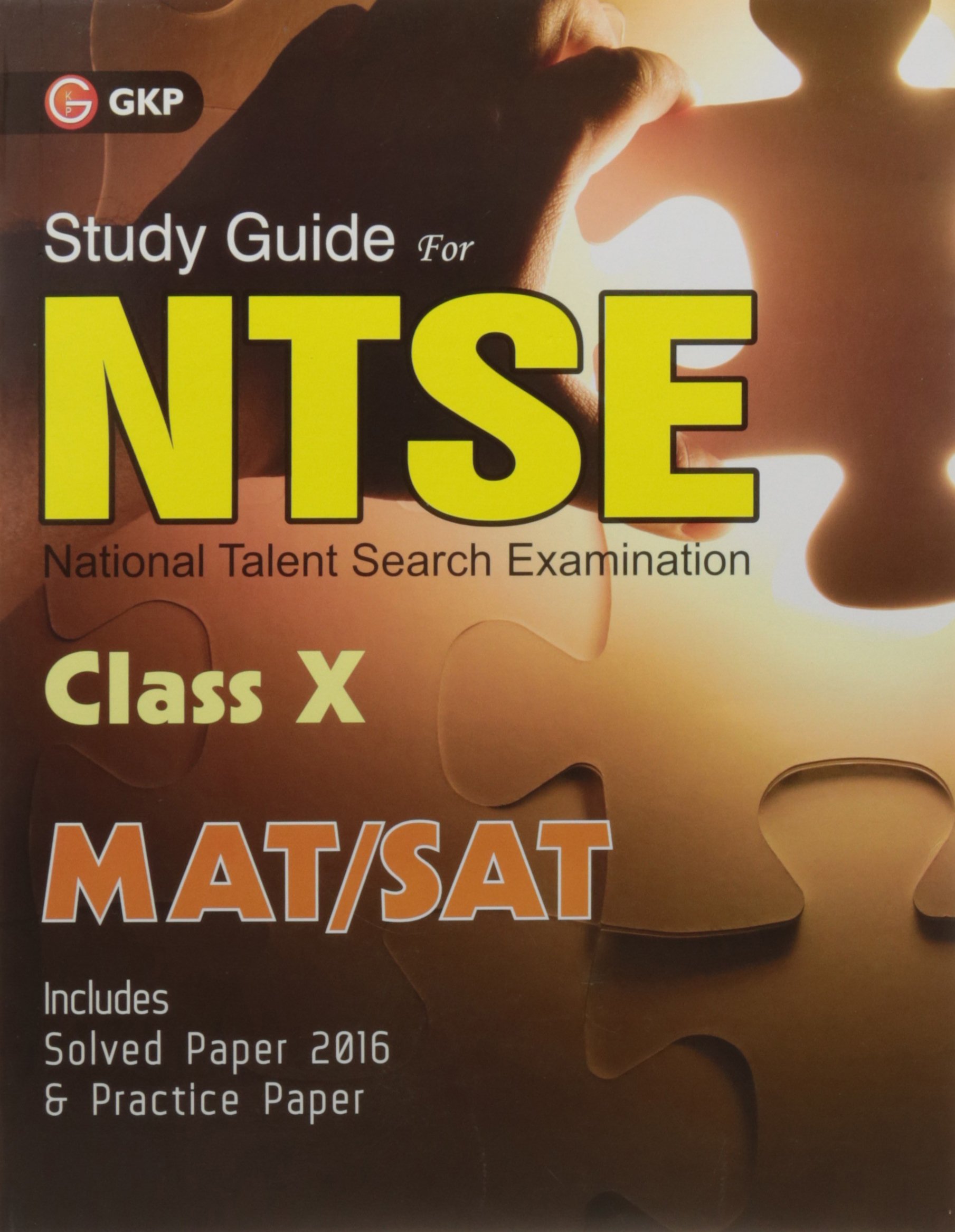 Book Cover NTSE FOR CLASS 10 SAT/MAT 2016 [Paperback] G.K