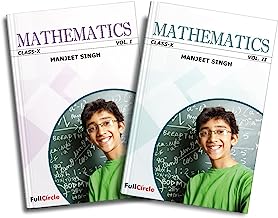Book Cover Mathematics Class X Manjeet Singh (Set of 2 Volumes)