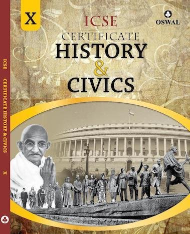 Book Cover Text Book of ICSE History & Civics Class 10 (Old Edition)