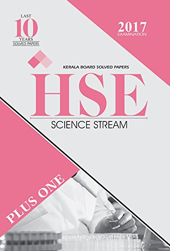 Book Cover 10 Last Years Solved Paper of HSE Kerala Board (Plus One) - Science Stream