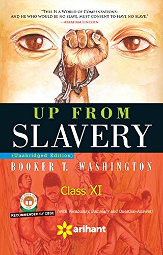 Book Cover UP FROM SLAVERY Class 11th