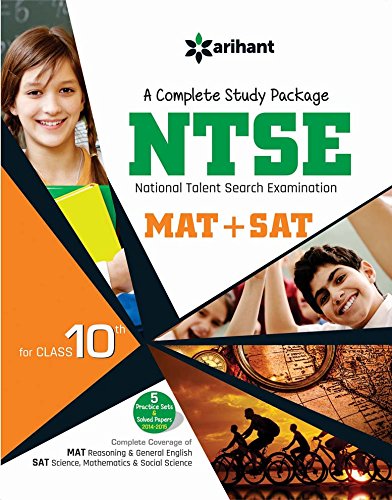 Book Cover A Complete Study Guide NTSE (MAT + SAT) for Class 10th