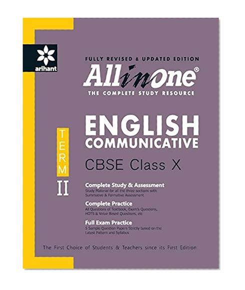 Book Cover All in One English Communicative CBSE Class 10th Term-II