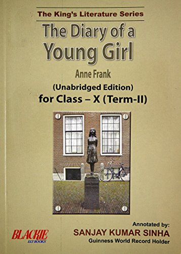 Book Cover The Diary of a Young Girl for Class X (Term II)