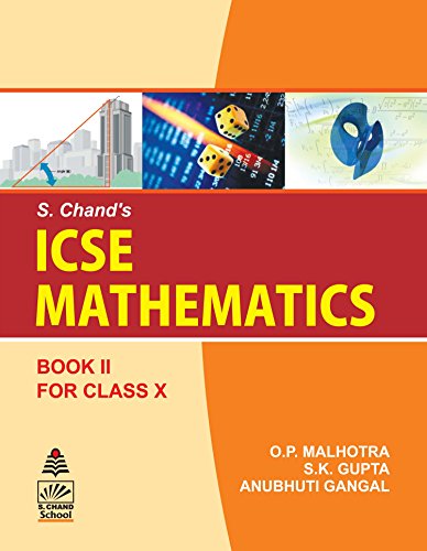Book Cover S. Chand's ICSE Mathematics for Class X