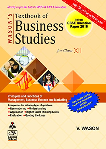 Book Cover Business Studies Class 12