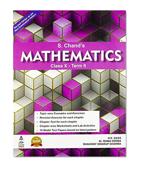 Book Cover Mathematics Term - II Class 10