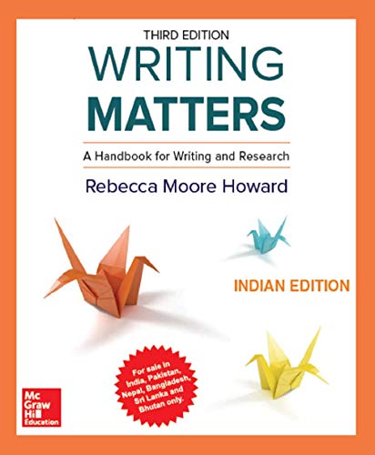 Book Cover Writing Matters, 3Rd Edition