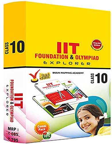Book Cover Combipack IIT Foundation and Olympaid Explorer for Class 10
