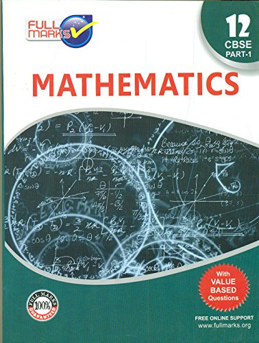 Book Cover Mathematics Part-I Class 12