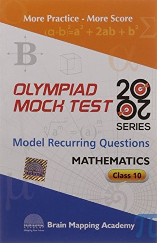Book Cover BMA's Olympiad Mock Test 20-20 Series - Mathematics for Class - 10