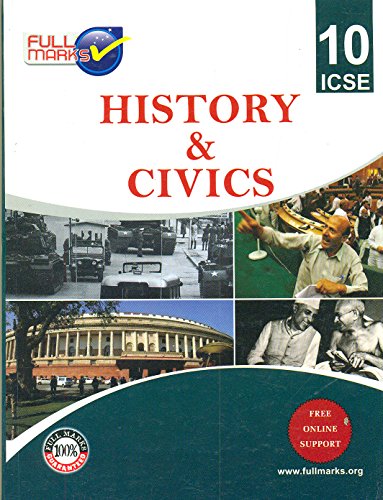 Book Cover FULL MARKS ICSE HISTORY & CIVICS