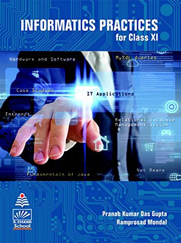 Book Cover Informatics Practices for Class XI