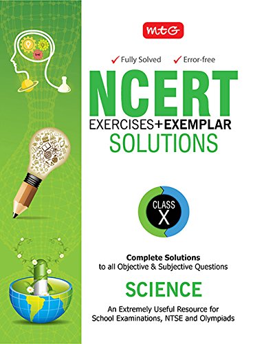 Book Cover NCERT Exercises + Exemplar Solutions Science - Class 10