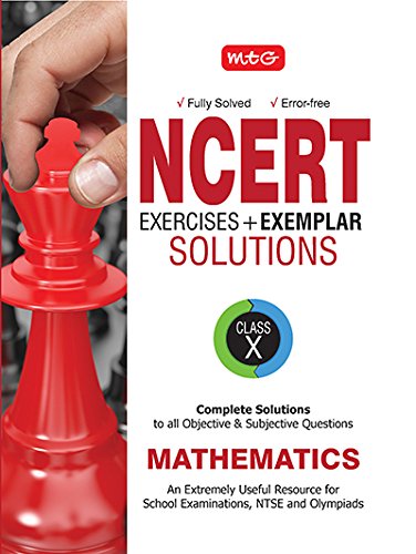 Book Cover NCERT Exercises + Exemplar Solutions Mathematics - Class 10