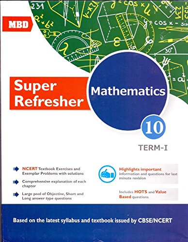 Book Cover MBD Math Super Refresher 10 E Term 1 & 2