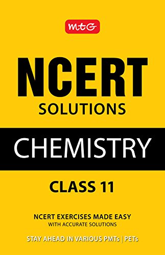 Book Cover NCERT Solutions Chemistry - Class 11