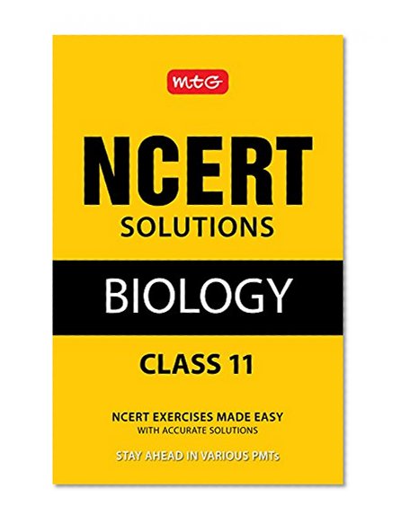 Book Cover NCERT Solutions Biology - Class 11