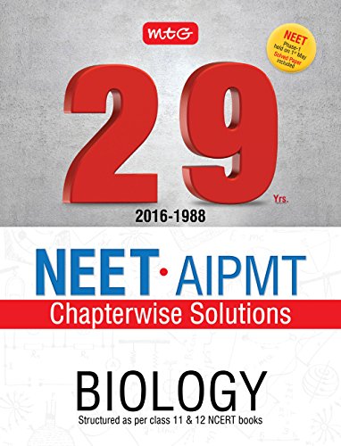 Book Cover 29 Years NEET-AIPMT Chapterwise Solutions - Biology
