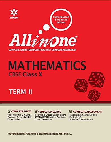 Book Cover All in One Mathematics CBSE Class 10 Term - II