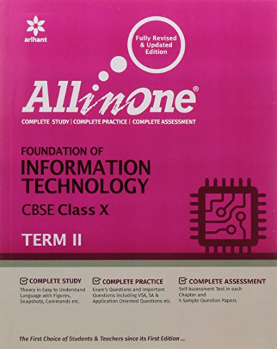 Book Cover All in One Foundation of Information Technology CBSE Class 10th Term-II