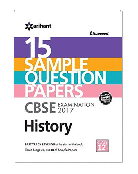 Book Cover CBSE 15 Sample Papers History for Class 12