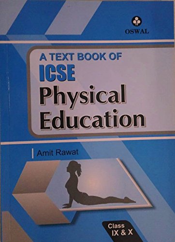 Book Cover Text Book of ICSE Physical Education Class IX & X