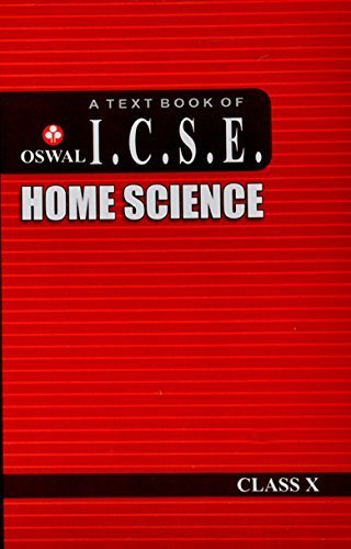 Book Cover Text Book of ICSE Home Science Class X