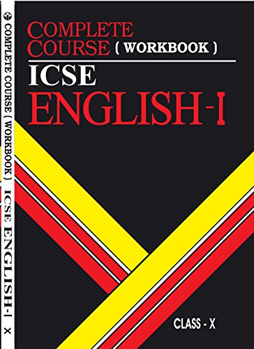 Book Cover ICSE Complete Course English Workbook for Class X