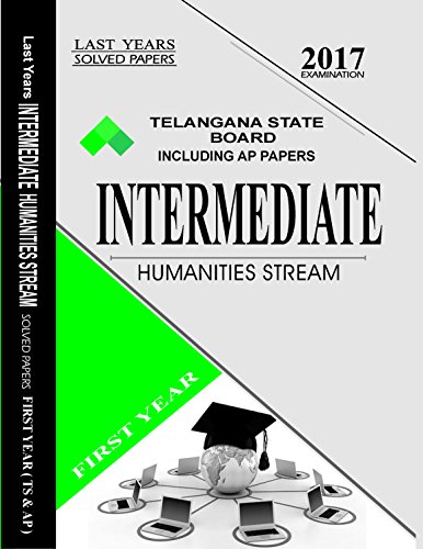 Book Cover Last Years Solved Papers of Telangana State Board Intermediate (First Year) - Humanities Stream (Including AP Papers)