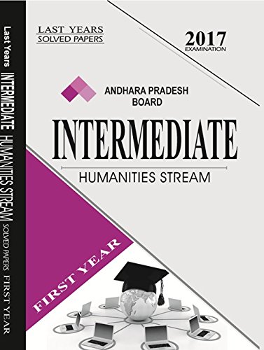 Book Cover Last Years Solved Papers of Andhra Pradesh Intermediate (First Year) - Humanities Stream