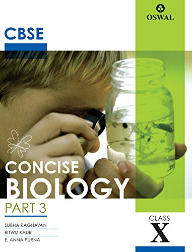 Book Cover CBSE Concise Biology Part-3 for Class X