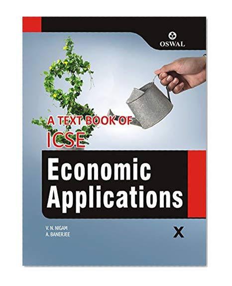 Book Cover Text Book of ICSE Economic Applications Class X
