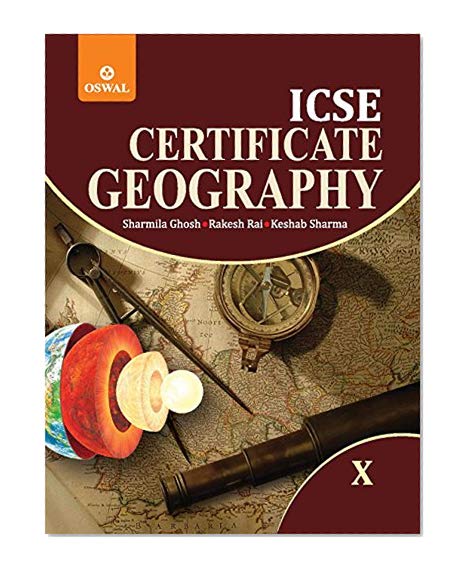 Book Cover Text Book of ICSE Certificate Geography Class X