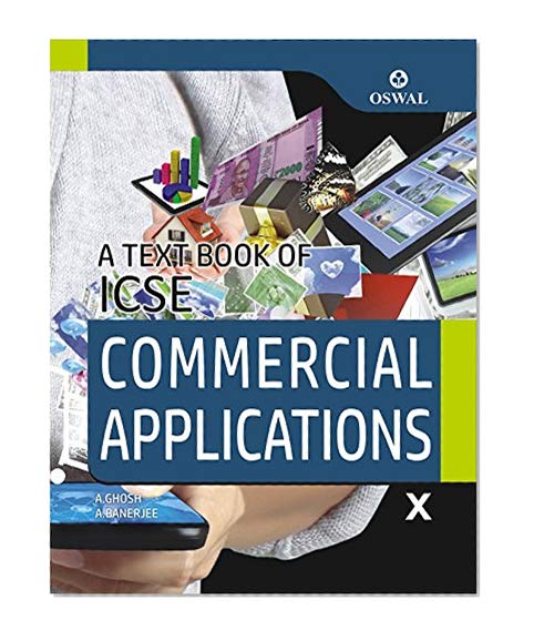 Book Cover Text Book of ICSE Commercial Applications Class X