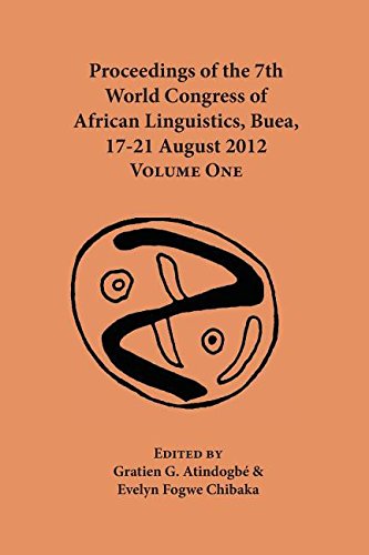 Book Cover Proceedings of the 7th World Congress of African Linguistics, Buea, 17-21 August 2012: Volume One