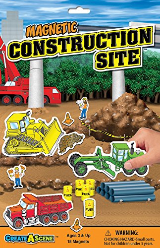 Book Cover Patch Products Magnetic Create-A-Scene-Construction Site, Other, Multicoloured
