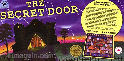 Book Cover Mystery Board Game The Secret Door by Family Pastimes - Award Winning