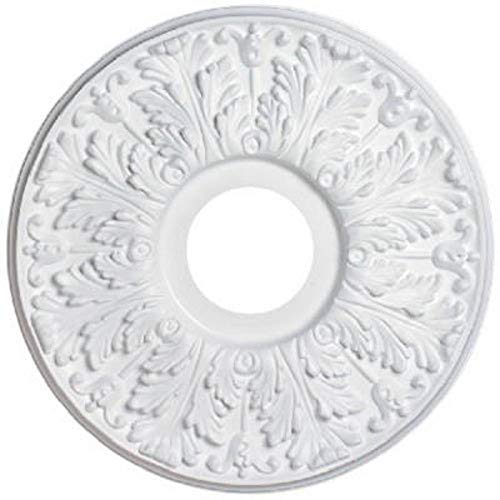 Book Cover Westinghouse Lighting 7702800 15-1/2-Inch Victorian White Finish Ceiling Medallion