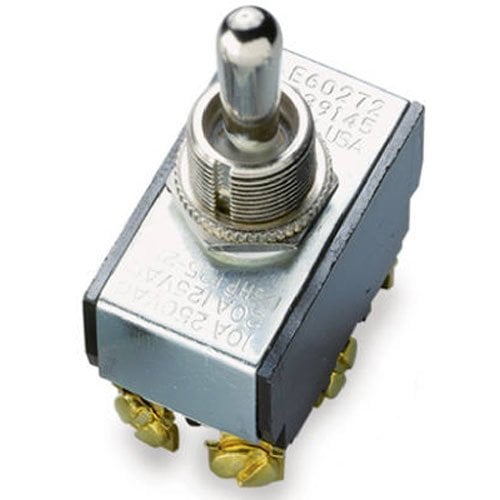 Book Cover Gardner Bender GSW-16  Heavy-Duty Electrical Toggle Switch, DPDT, ON-(OFF)-ON, 20 A/125V AC, Screw Terminal