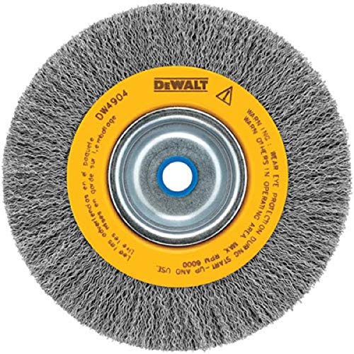 Book Cover DEWALT Wire Wheel, Crimped, 6-Inch (DW4904)