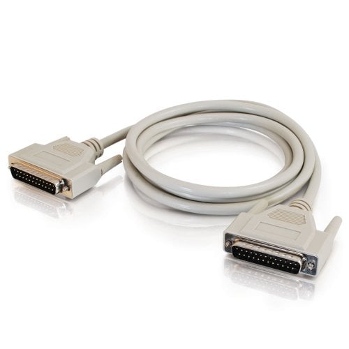 Book Cover C2G 02665 DB25 M/M Serial RS232 Cable, Beige (6 Feet, 1.82 Meters)