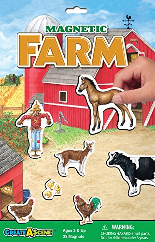 Book Cover Patch Products 095101 Magnetic Create-A-Scene-Farm, Multicoloured, 2.33 x 24.86 x 36.92 cm